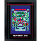 Monterrey 2026 FIFA World Cup - Photoglass Framed - 20" x 26"-Officially licensed FIFA World Cup 2026 host city poster