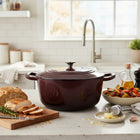 JS Gourmet 5.5 Qt Casserole - Bordeaux-Oven safe