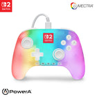 PowerA Advantage Wired Controller for Nintendo Switch 2 with Lumectra - White-Officially Licensed: PowerA products have gone through Nintendo’s rigorous testing and evaluation processes to ensure compatibility with the Nintendo Switch 2 system