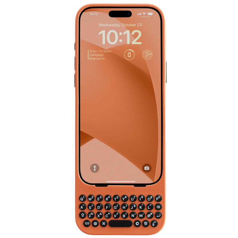 Clicks Keyboard iPhone 16 Pro用オレンジ Clicks Keyboard for iPhone 16 Pro 実機レビュー｜たっくん