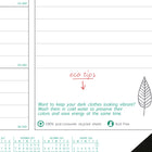 Brownline 2027 EcoLogix Monthly Desk Pad Calendar - 22" x 17"-Two-hole punched to hang