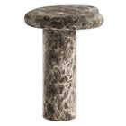 Modway Elowen Outdoor Faux Marble Side Table - Dark Emperador Marble-7