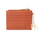Champs Iconic Keychain Cardholder - Tan-Material: Faux Leather