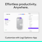 Logitech Mobi Fold Ultra-Portable Travel Mouse - Off-White-Made with recycled plastic: The plastic parts in the Mobi Fold mouse are made of certified post-consumer recycled plastic (Graphite: 36%, Off-White, Lilac and Sand: 29 %)