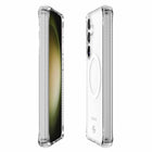 ITSKINS Hybrid_R Clear Case Compatible with MagSafe for Galaxy S25 - Transparent-Available for MagSafe