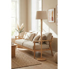 Decent Living Beech Wood Floor Lamp-Switch: UL rated inline ON/OFF Switch