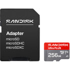 Sandisk 256GB Ultra PLUS MicroSD UHS-I Card-Included SD adapter for compatibility with full-size SDHC and SDXC devices