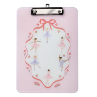 Pep Rally Plastic Clipboard - Letter Size - Bonjour Bestie-Holds standard letter-size papers (8.5" x 11")
