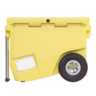 RovR RollR 60 Quart Wheeled Hard Cooler with Tow Handle - Sunny Side-DeepFreeze Dry Bin keeps your wine bottles upright, your fruits fresh and prevents your veggies from getting soggy