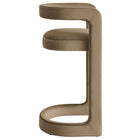 Modway Winslow Performance Velvet Bar Stool - Taupe-Dense Foam Padding