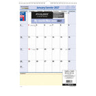 AT-A-GLANCE 2027 QuickNotes Monthly Wall Calendar - 12" H x 17" W - Bilingual-12 months: January 2027 - December 2027