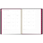 Mead 2027 West Village 12 Month Large Weekly/Monthly Hard Cover Planner - 11" H x 9" W - Bilingual-One week per two page spread has ruled planning space and a section to check off completed tasks