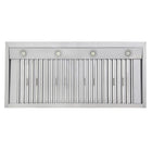 KUCHT KRH4815-K 48" 1200 CFM Wall Mounted Range Hood - Stainless Steel/Black-High quality 1.0 mm thickness 304 grade stainless steel professional range hood will enhance the look of your gourmet kitchen