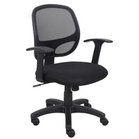 Brassex Kelvis Office Chair - Black-Small parcel