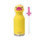 ASOBU Duck Bestie Bottle- Vacuum Insulated - Stainless Steel - Silicone Straw - 16oz-4