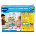 VTech Count On Me Self-Checkout - French-Intended for ages 3-6 years; requires 3 AA batteries; batteries included for demo purposes only; new batteries recommended for regular use