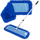 Gritt Commercial All-In-One 36” Microfiber Dust Mop Set with 72" Telescopic Handle - 4 Pack-10