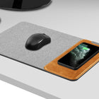 General Supply Goods + Co 10W Rolled Up Mouse Pad Wireless Charger - Cognac-Charging Frequency: 110-148 KHz