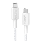 Anker 6' USB-C to USB-C Cable - White-Rapid Charging: Experience lightning-fast charging with an impressive power output of 60W. Pair this cable with a charger that's 60W or higher to efficiently power a wide range of USB-C devices, such as smartphones, tablets, and laptops. (Please note: This cable is not designed for media display purposes.)