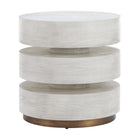 Zuo Laha Side Table - Oak White-3 year limited warranty