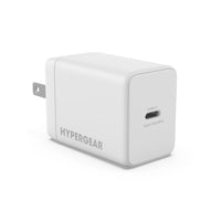 Hypergear 45W PD SpeedBoost Single Port USB-C Wall Charger - White-45W USB-C Power Delivery with PPS
