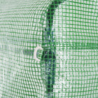 Outsunny Walk-In Tunnel Greenhouse - 10' x 10' x 7' - Four mesh windows for optimal air circulation
 