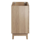 Modway Miles 36" Bathroom Vanity Cabinet - Oak-Sink Basin Not Included