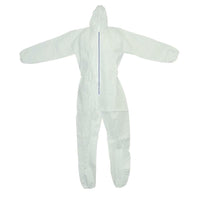 Latoplast Disposable Polyolefin Coverall - White - Medium-White polyolefin