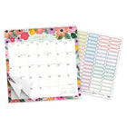 BrownTrout 2024-2025 Plato Academic Bonnie Marcus Square Office Stickers - 12" x 12"-Use Right Away - 18-month calendar, starting in July of 2024