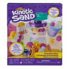 Kinetic Sand Smoothie Mixer Playset-Make smoothies & popsicles: Kids can create their own pretend play kitchen adventures as they craft fruity treats with 14 oz of pink, yellow & white Kinetic Sand, a mixer that really mixes sand, smoothie cup, popsicle mold & more