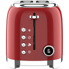 Salton NuRetro Digital 2 Slice Toaster - Space Cherry-Extra-wide self centering slots accommodate thick artisan bread and ensure even toasting on both sides