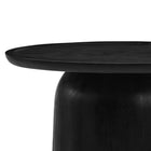 Modway Holloway 30" Round Wood Coffee Table - Black-6