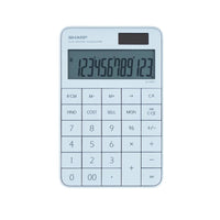 Sharp 12-Digit Flat Desktop Calculator - White-XL 12-Digit Flat Keytop LCD Display