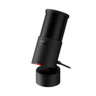 HP HyperX SoloCast 2 Wired Cardioid USB-C Condenser Gaming Microphone - Black-Tap-to-Mute with LED Indicator