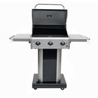 Kenmore 3 Burner Pedestal Gas Grill - Black -Total Cooking Surface: 496 square inches.