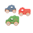 TickiT Rainbow Wooden Vehicles - Set of 12-Safe and durable: These vehicles are made of strong, durable beechwood. They're non-toxic and have a smooth finish. They'll last for years of home or classroom use