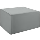 Modway Immerse Convene / Sojourn / Summon Dining Set Outdoor Patio Furniture Cover - Grey-Outdoor Patio Dining Set Cover