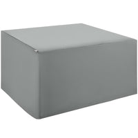 Modway Immerse Convene / Sojourn / Summon Dining Set Outdoor Patio Furniture Cover - Grey-Outdoor Patio Dining Set Cover