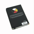 Oscardo Medicine Wheel Hardcover Journal -120-page lined notebook with a compact 12 cm x 17 cm (4.7" x 6.7") size, designed for portable writing, journaling, travel notes, and daily use