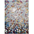 Modway Lavendula Triangle Mosaic Area Rug - 5 ft W x 8 ft L - Multicolored-Geometric Triangle Mosaic Area Rug