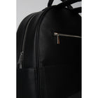 Design Lambert Inc The Miles Leather Backpack - Black-Inner zipped pocket