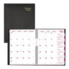 Brownline 2027 14-Month Monthly Planner CoilPro Hard Cover - 11" x 8-1/2" - Black-14-Month: December 2026 to January 2028