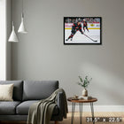 Tim Stutzle Ottawa Senators - Framed Canvas - 31" x 22"-Ready to hang - arrives fully assembled