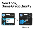 HP 902 Cyan Original Ink Cartridge (T6L86AN)-The unmatched reliability of original HP ink cartridge means consistent convenience and better value