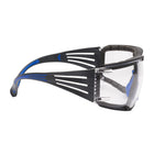 3M SecureFit 400 Series Protective Eyewear with Clear Anti-Fog Lens - Blue/Gray-Colour: Blue/Gray