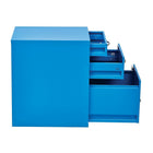 OSP Designs HPBF-7 22" Storage File Cabinet, Blue-Fully Assembled