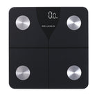 Relaxus Life Balance Smart Scale - Black-Comprehensive Health Tracking: Measures 15 essential metrics including body fat, hydration, muscle mass, bone density, and recommended calorie intake