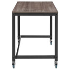 Modway Vivify 47" Computer Office Desk - Grey Walnut-Durable Particleboard Top