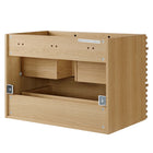Modway Render 30" Wall-Mount Bathroom Vanity Cabinet - Oak-8