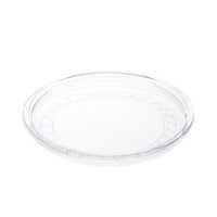 Dart RPET Recessed Container Lids - Fits 8-32oz Containers - Clear - 50 Pack-Clear